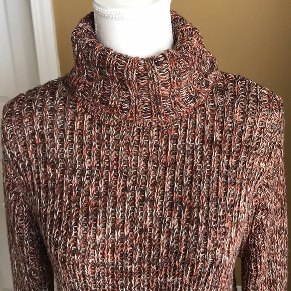 Cozy multicolor turtleneck sweater - Picture 2 of 7